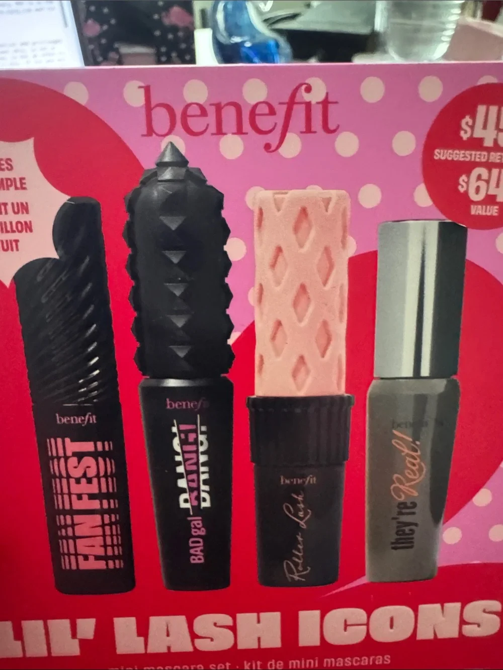 Benefit Lil Lash Icons Travel Mascara set New